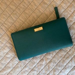 Kate Spade Teal Wallet Stacy